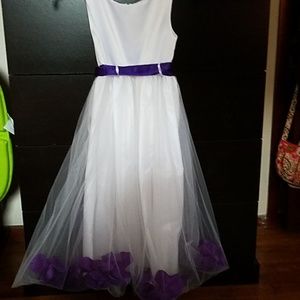Girls white dress